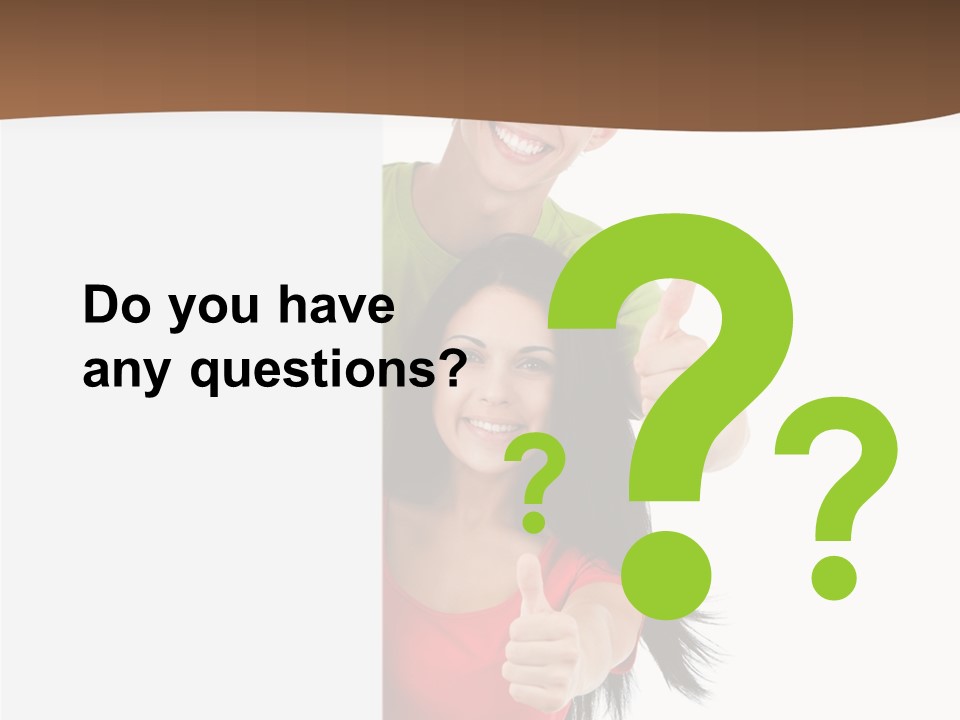 Copy Poster Smile PowerPoint Template