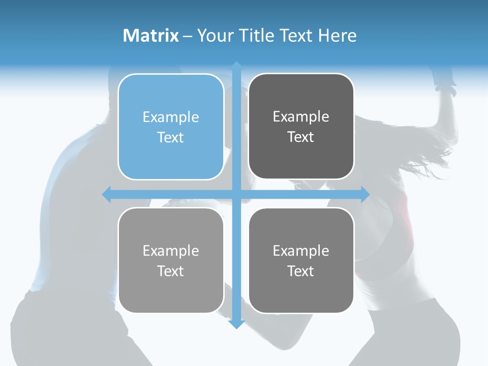 Boxing Portrait Female PowerPoint Template