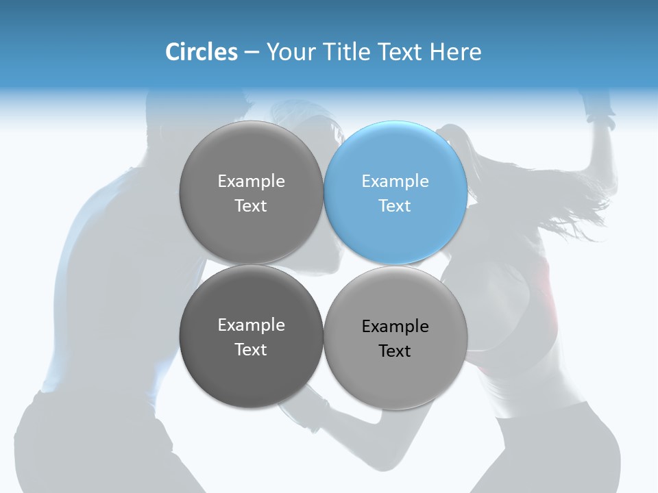 Boxing Portrait Female PowerPoint Template