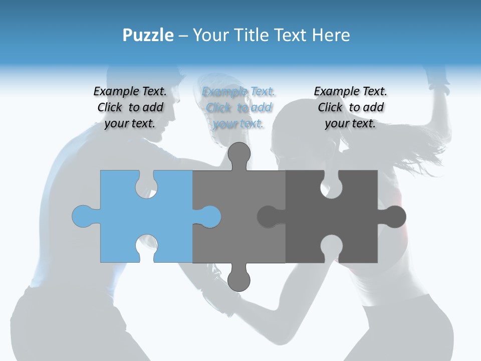 Boxing Portrait Female PowerPoint Template