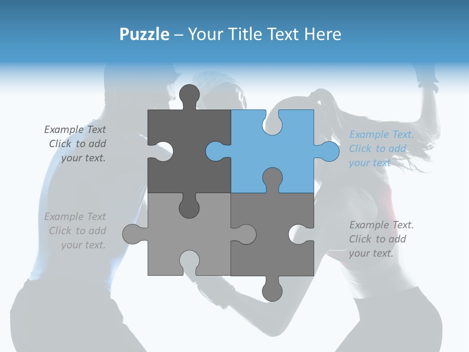 Boxing Portrait Female PowerPoint Template