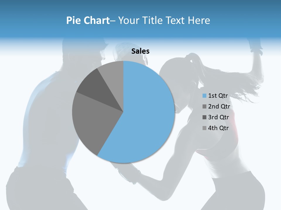 Boxing Portrait Female PowerPoint Template