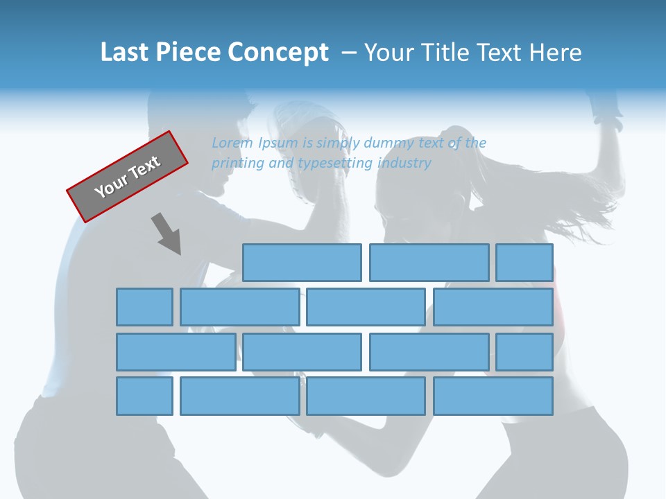 Boxing Portrait Female PowerPoint Template