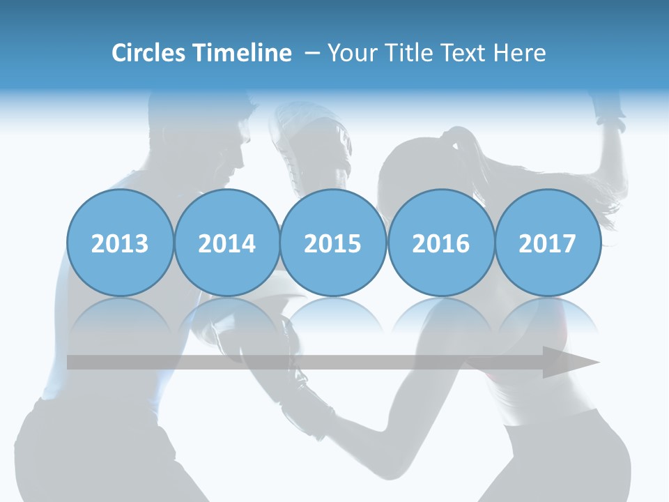 Boxing Portrait Female PowerPoint Template