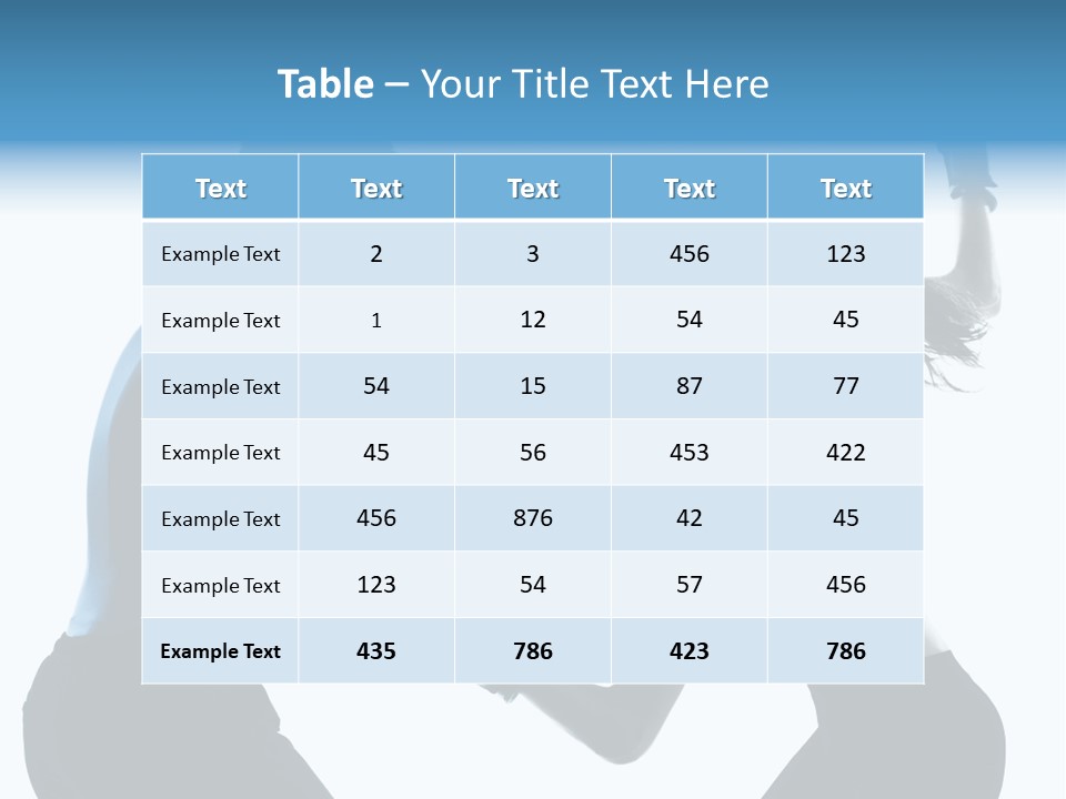 Boxing Portrait Female PowerPoint Template