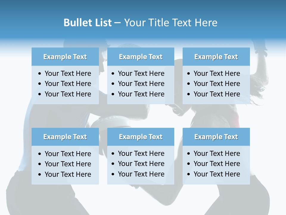 Boxing Portrait Female PowerPoint Template