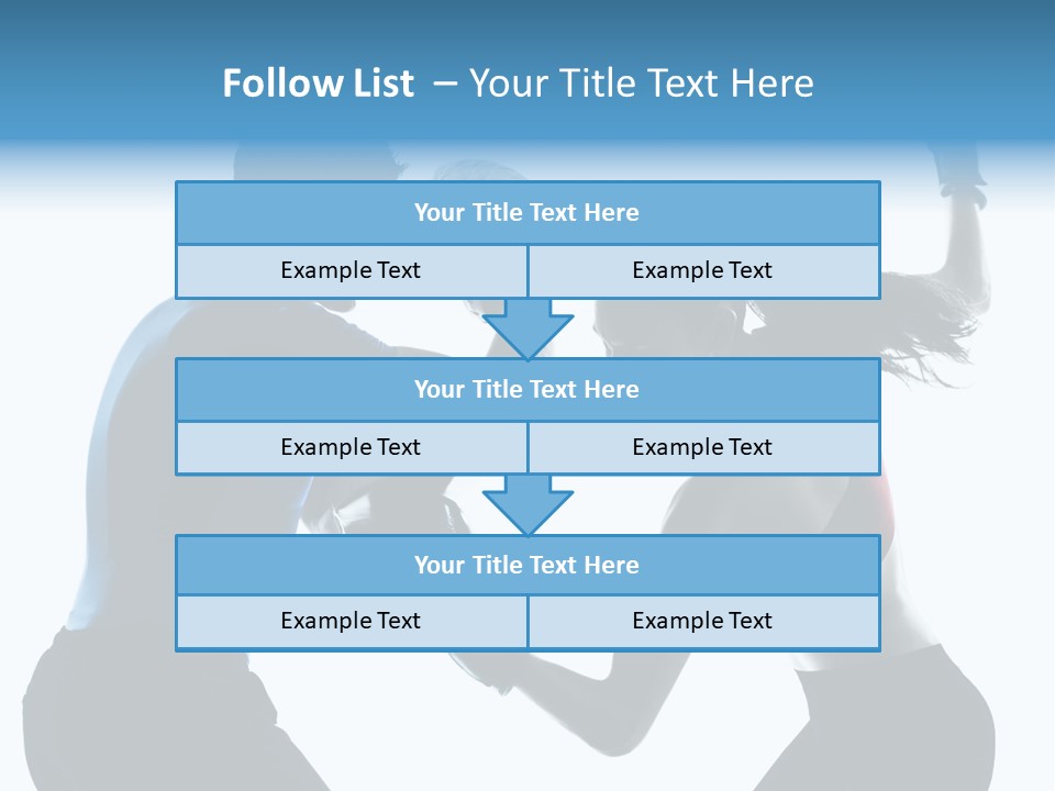 Boxing Portrait Female PowerPoint Template