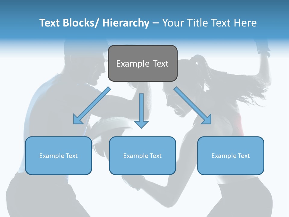 Boxing Portrait Female PowerPoint Template