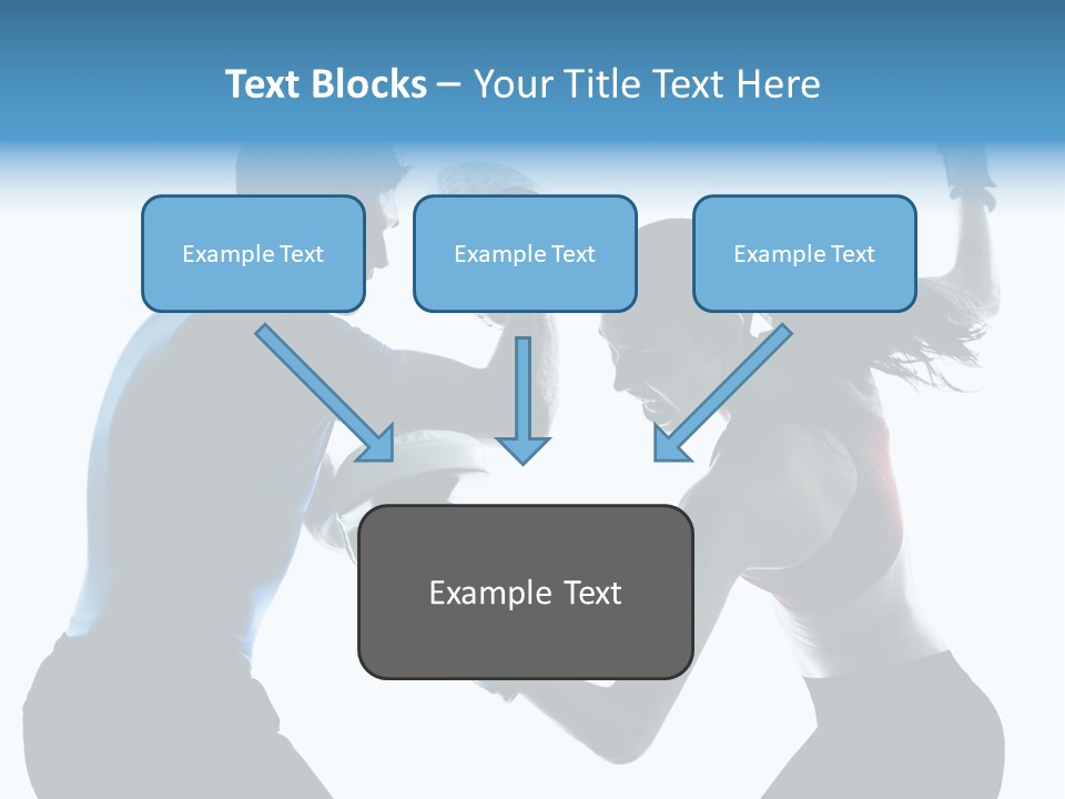 Boxing Portrait Female PowerPoint Template