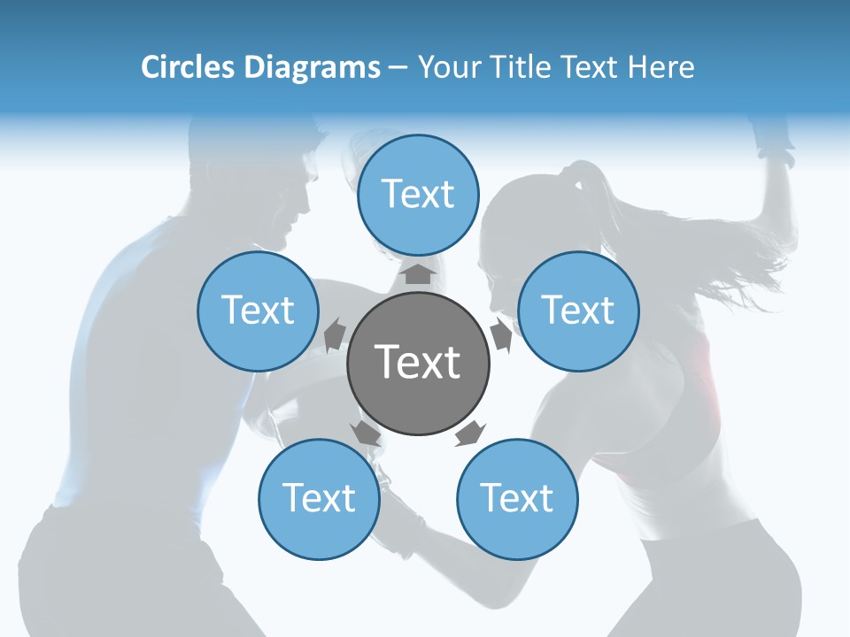 Boxing Portrait Female PowerPoint Template