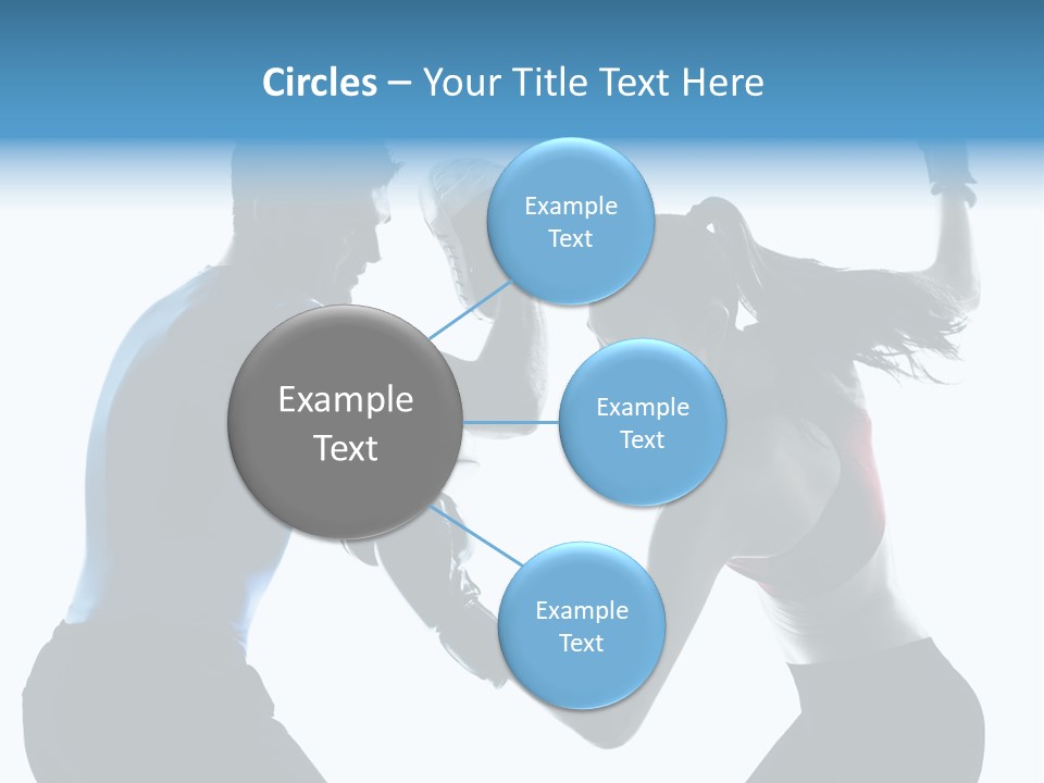 Boxing Portrait Female PowerPoint Template