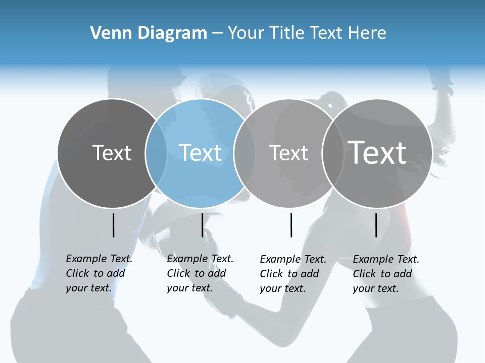 Boxing Portrait Female PowerPoint Template