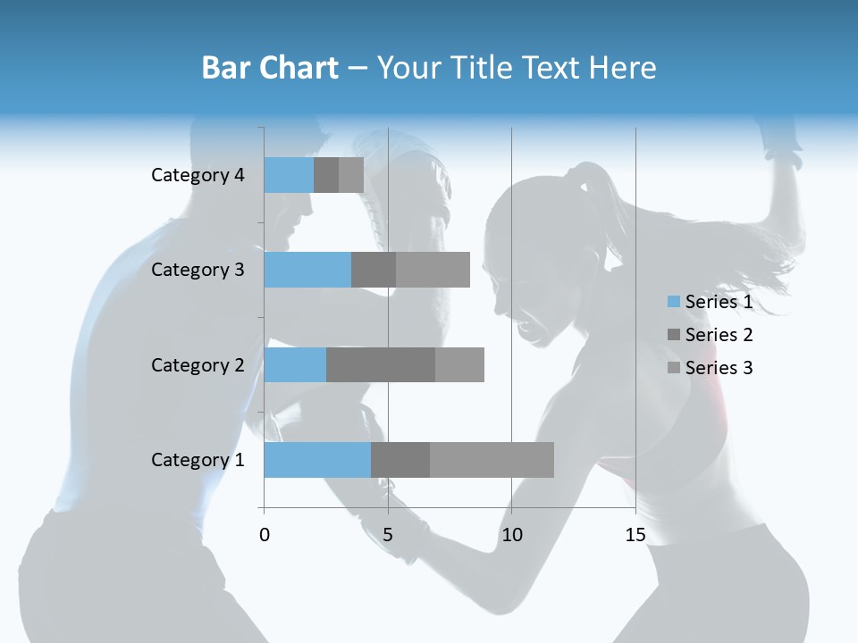 Boxing Portrait Female PowerPoint Template