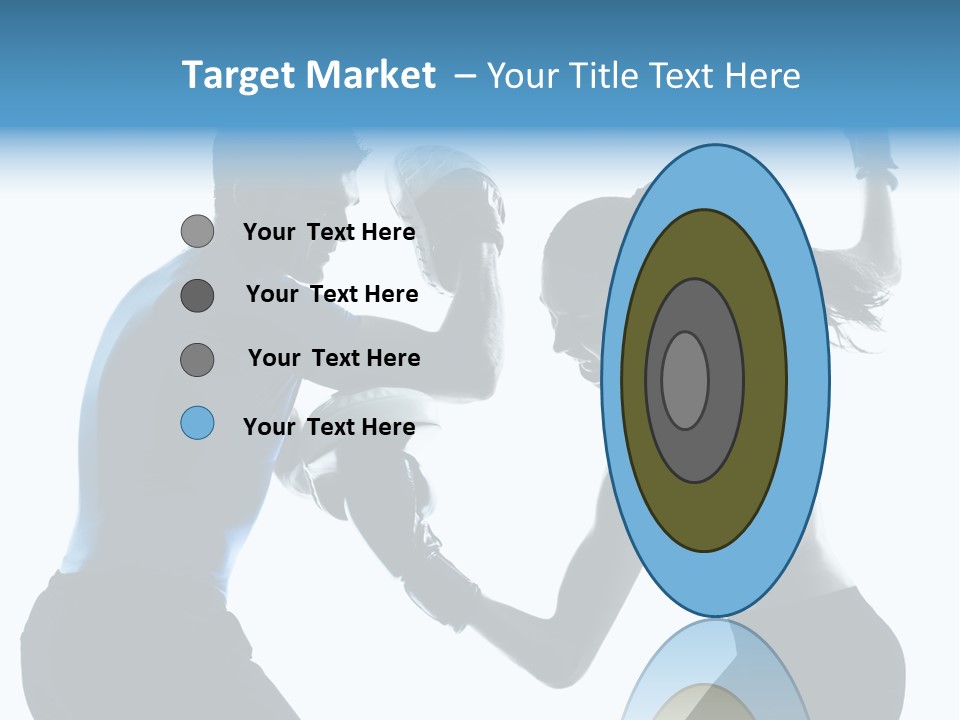 Boxing Portrait Female PowerPoint Template