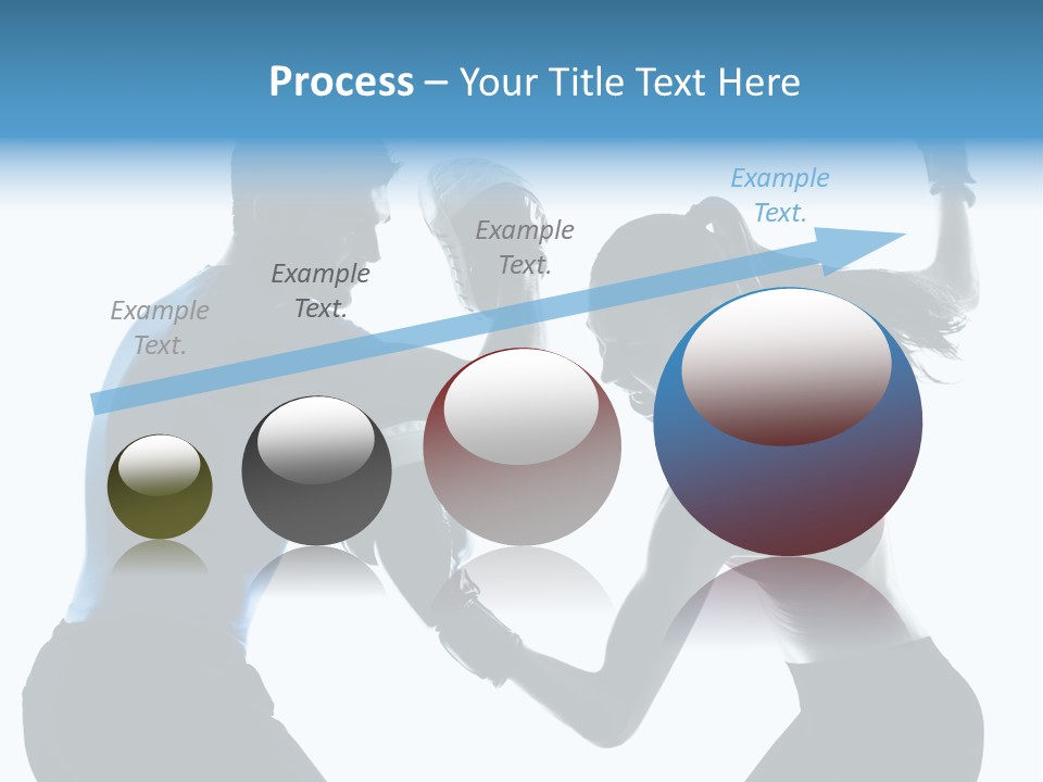 Boxing Portrait Female PowerPoint Template