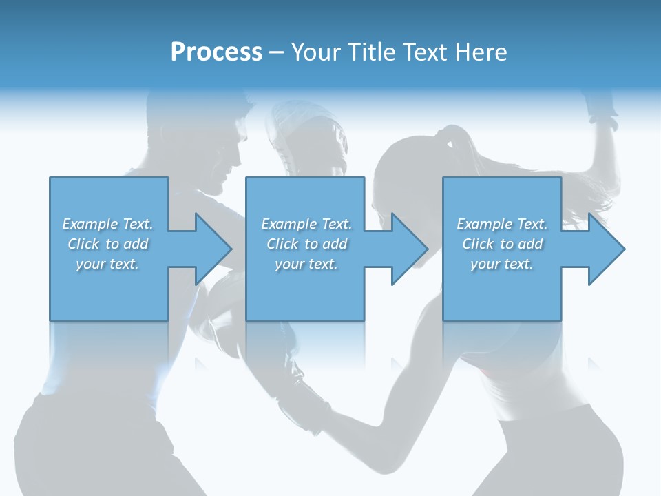 Boxing Portrait Female PowerPoint Template