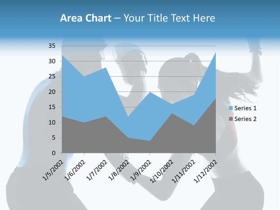 Boxing Portrait Female PowerPoint Template