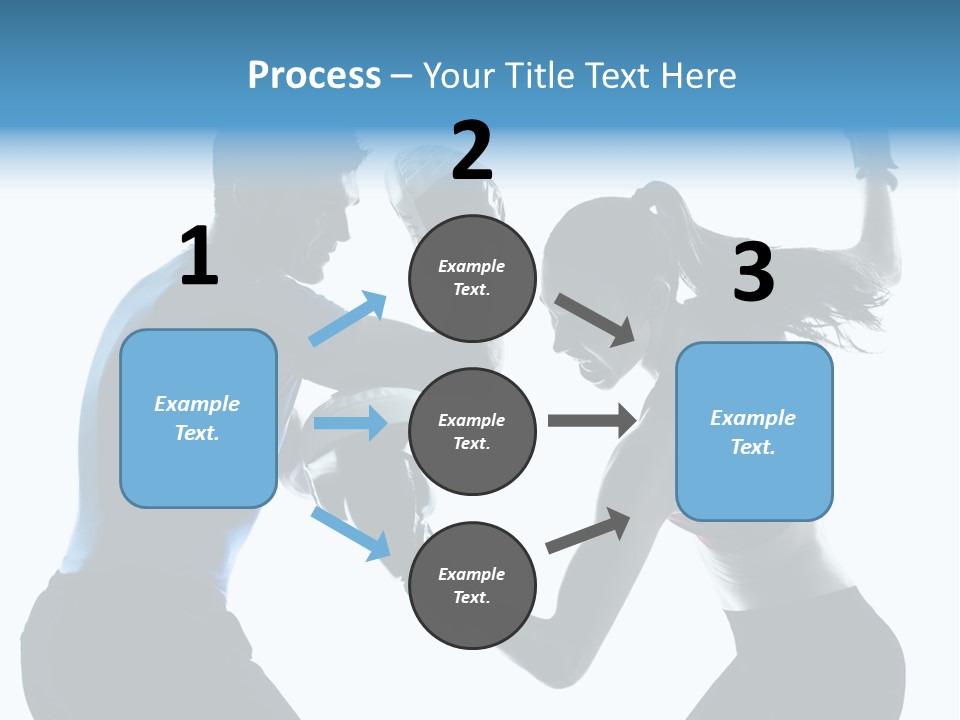 Boxing Portrait Female PowerPoint Template