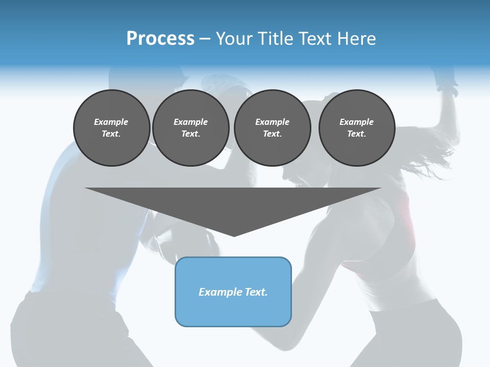 Boxing Portrait Female PowerPoint Template