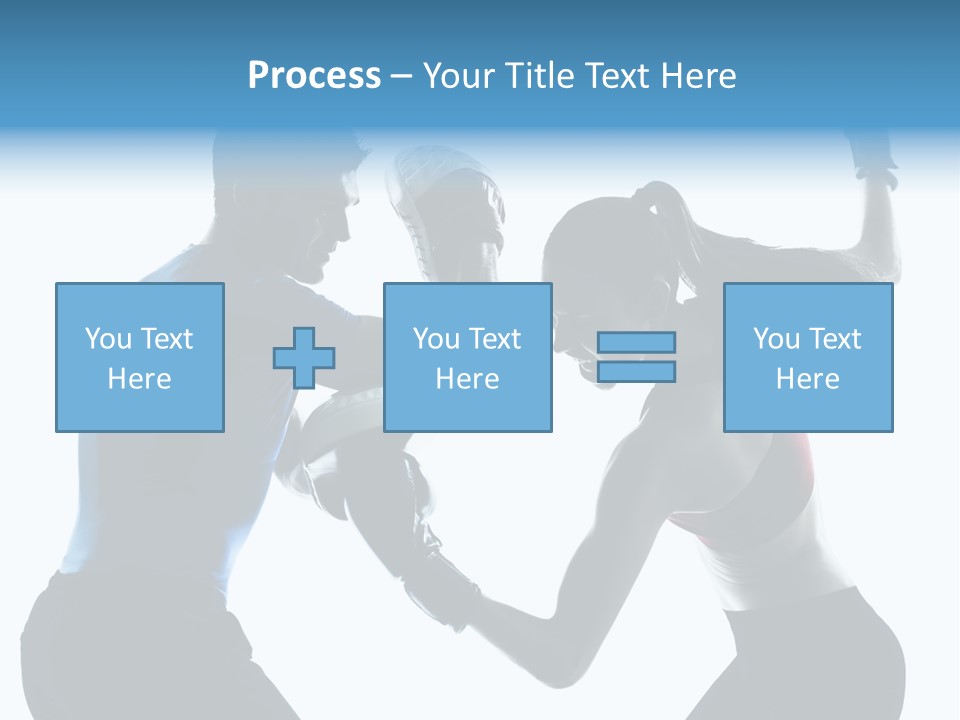 Boxing Portrait Female PowerPoint Template