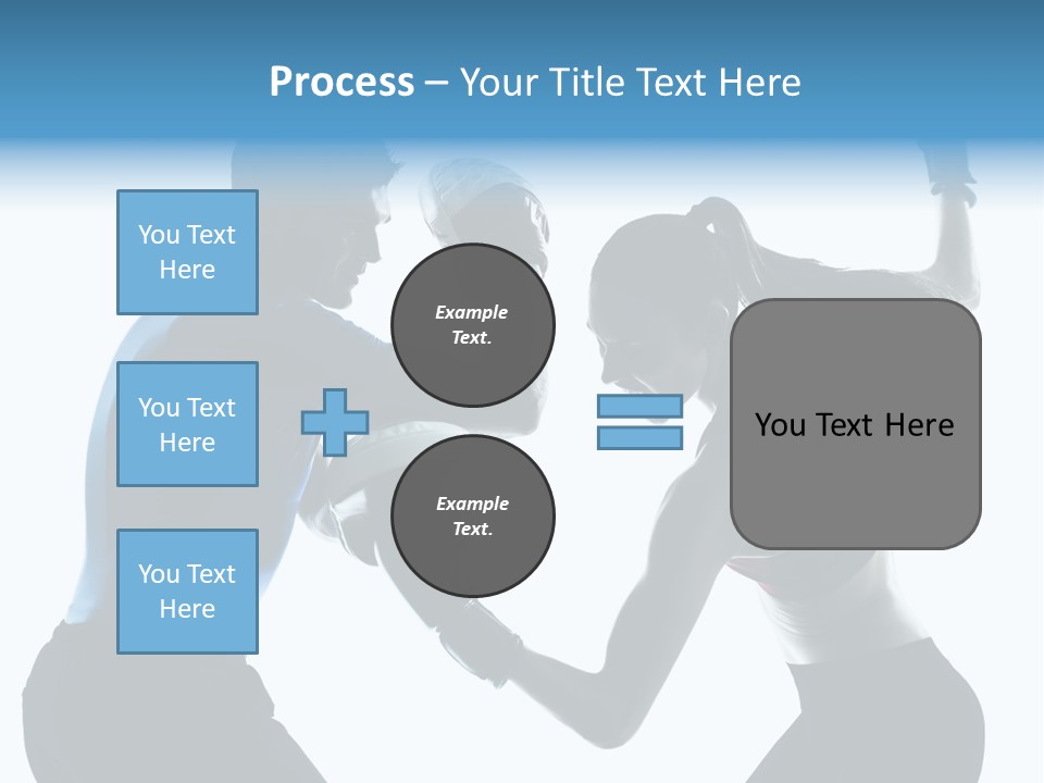 Boxing Portrait Female PowerPoint Template