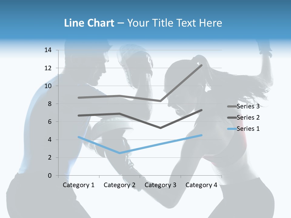 Boxing Portrait Female PowerPoint Template