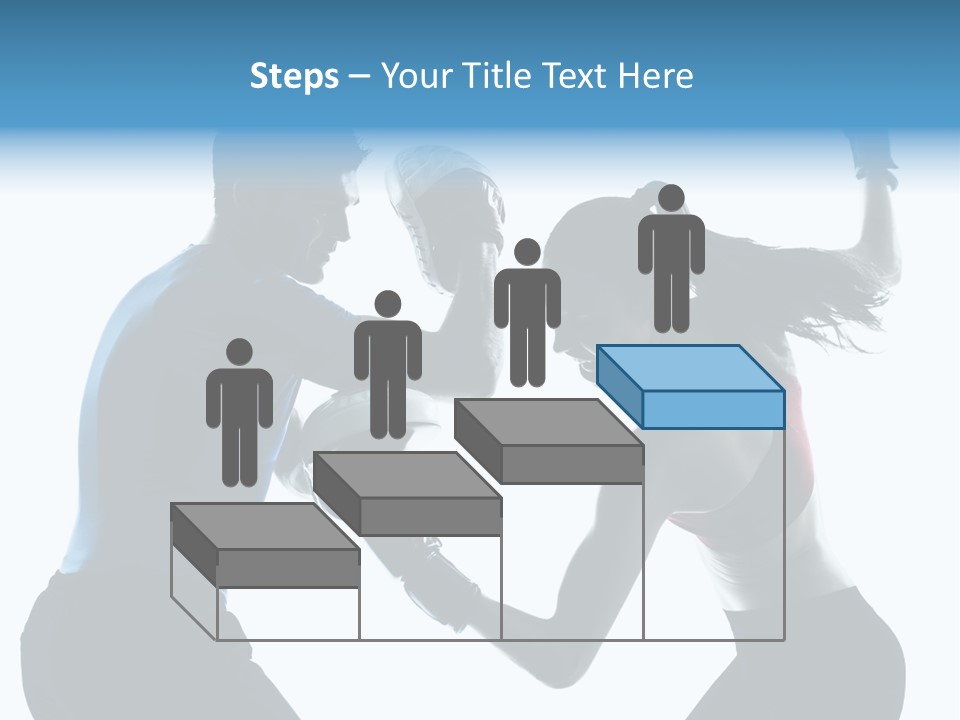 Boxing Portrait Female PowerPoint Template