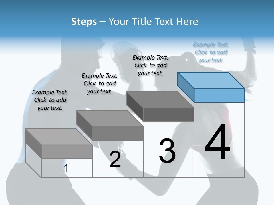Boxing Portrait Female PowerPoint Template