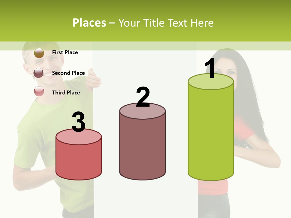 Excited Person Man PowerPoint Template