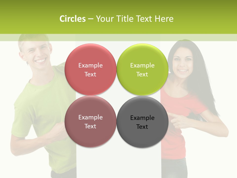 Excited Person Man PowerPoint Template