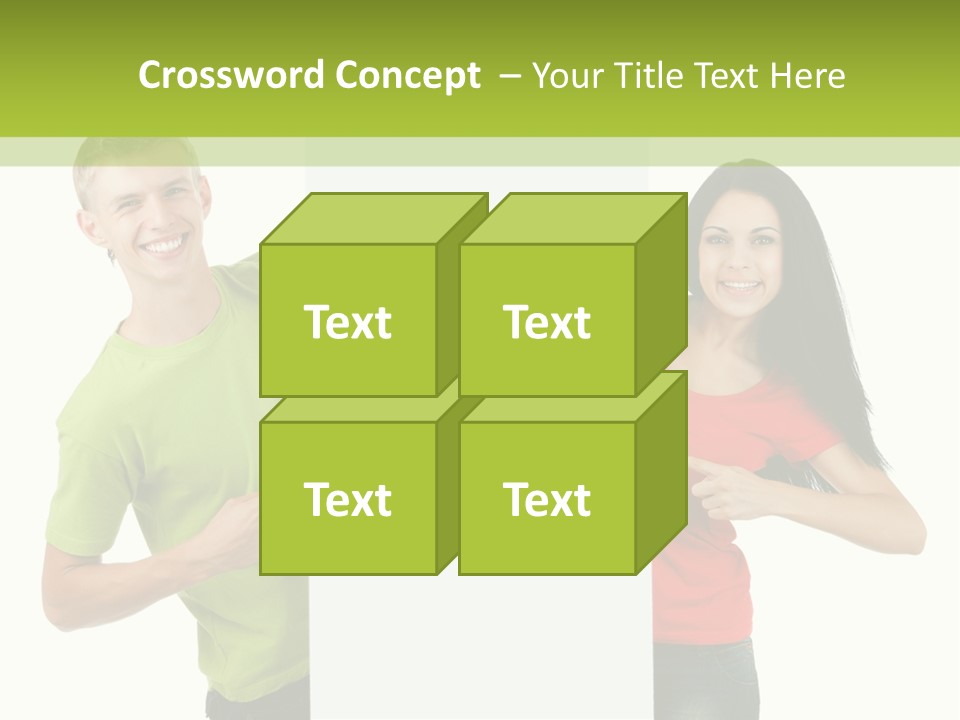 Excited Person Man PowerPoint Template