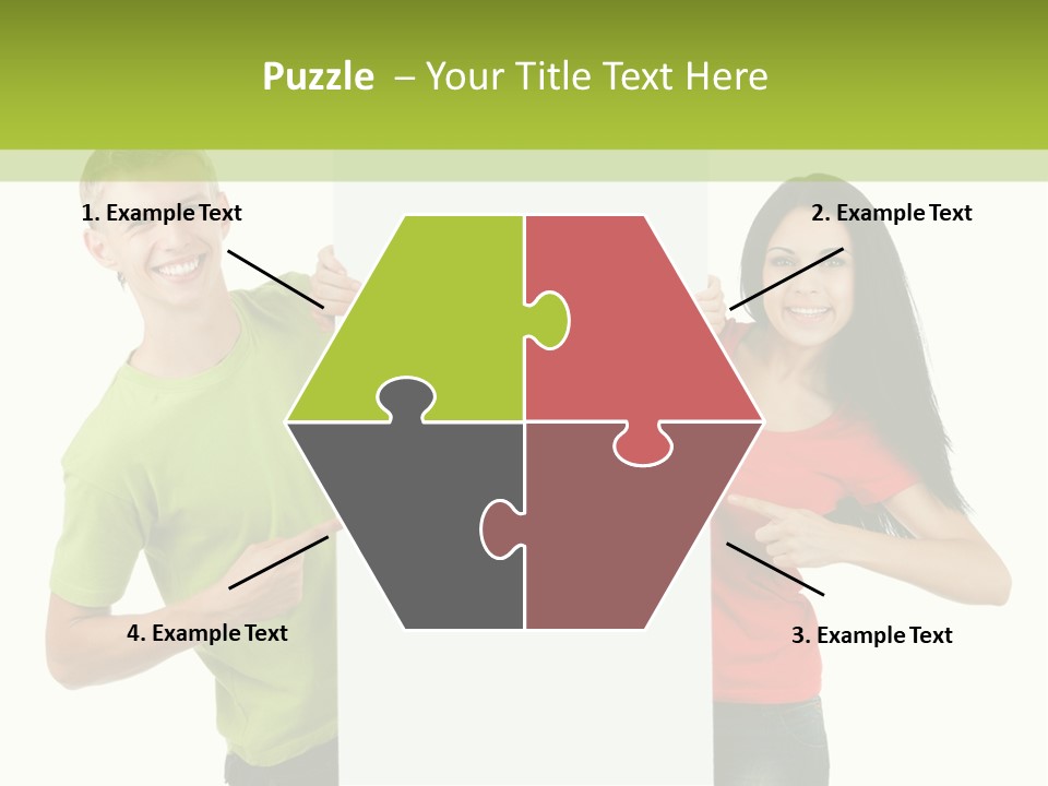 Excited Person Man PowerPoint Template