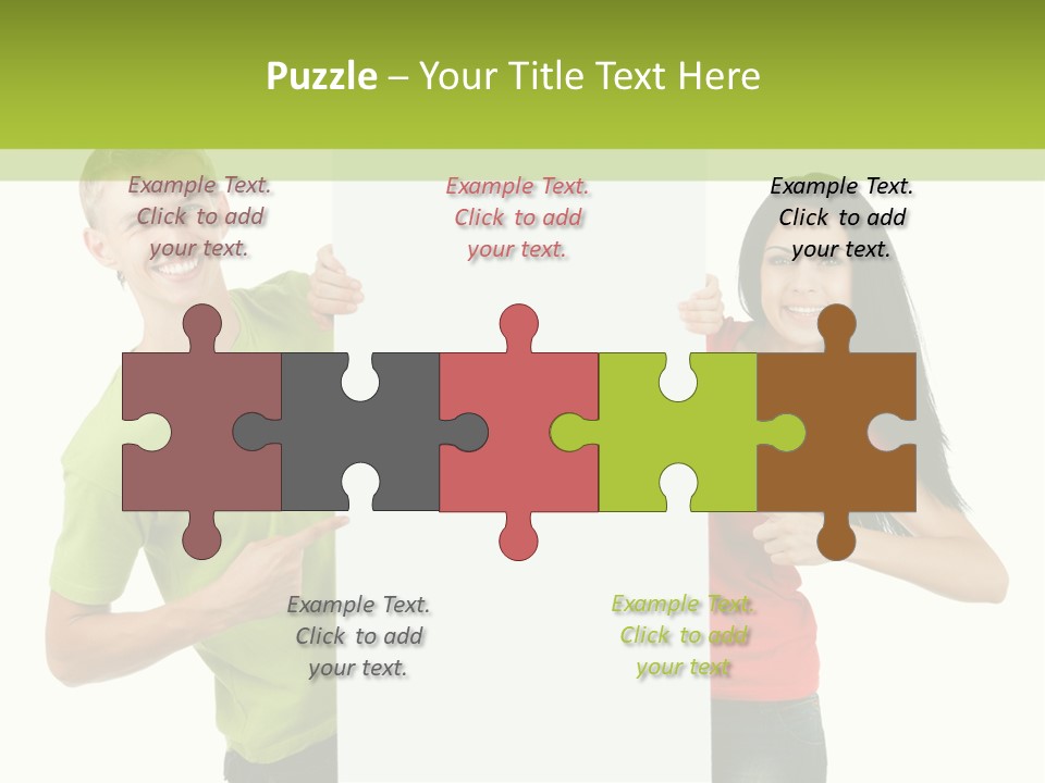 Excited Person Man PowerPoint Template