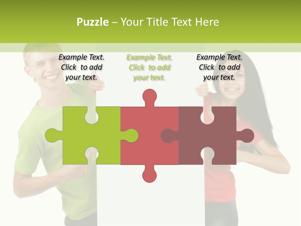 Excited Person Man PowerPoint Template