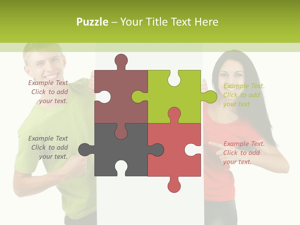 Excited Person Man PowerPoint Template
