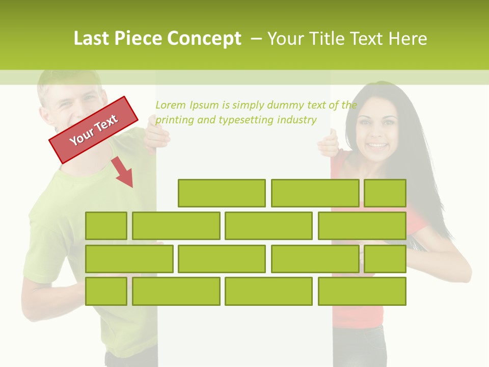 Excited Person Man PowerPoint Template