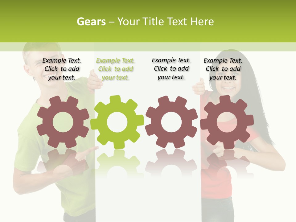 Excited Person Man PowerPoint Template