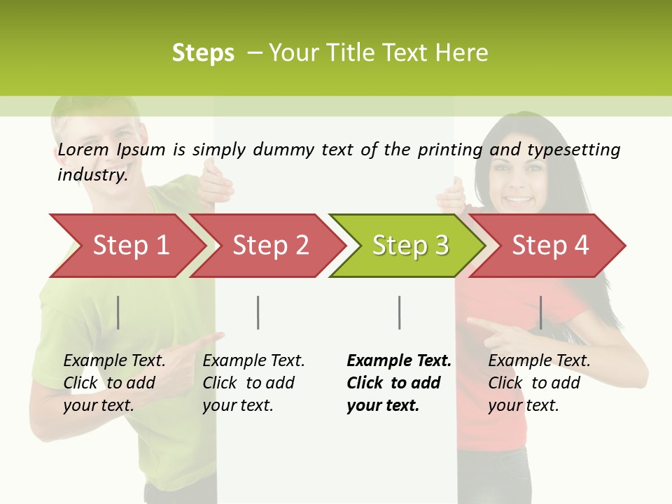 Excited Person Man PowerPoint Template