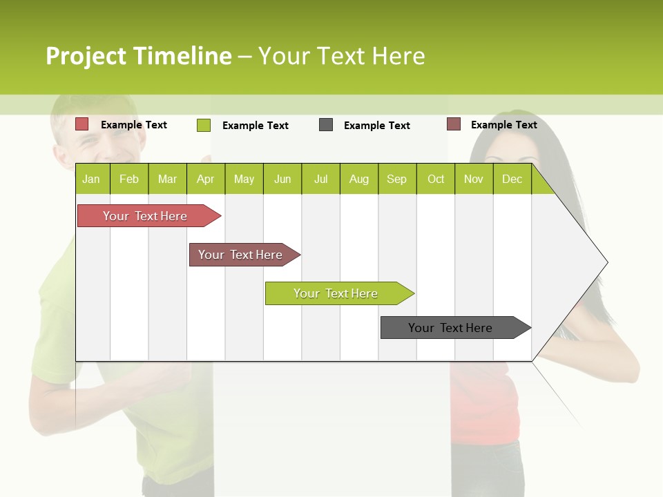 Excited Person Man PowerPoint Template
