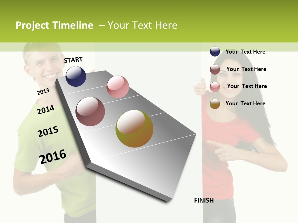 Excited Person Man PowerPoint Template