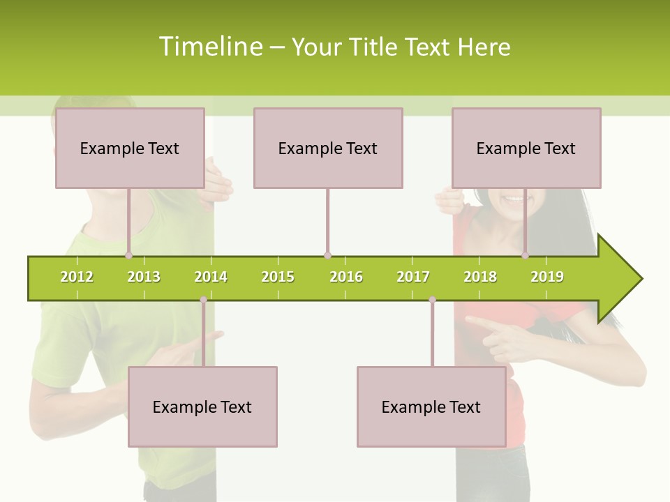 Excited Person Man PowerPoint Template