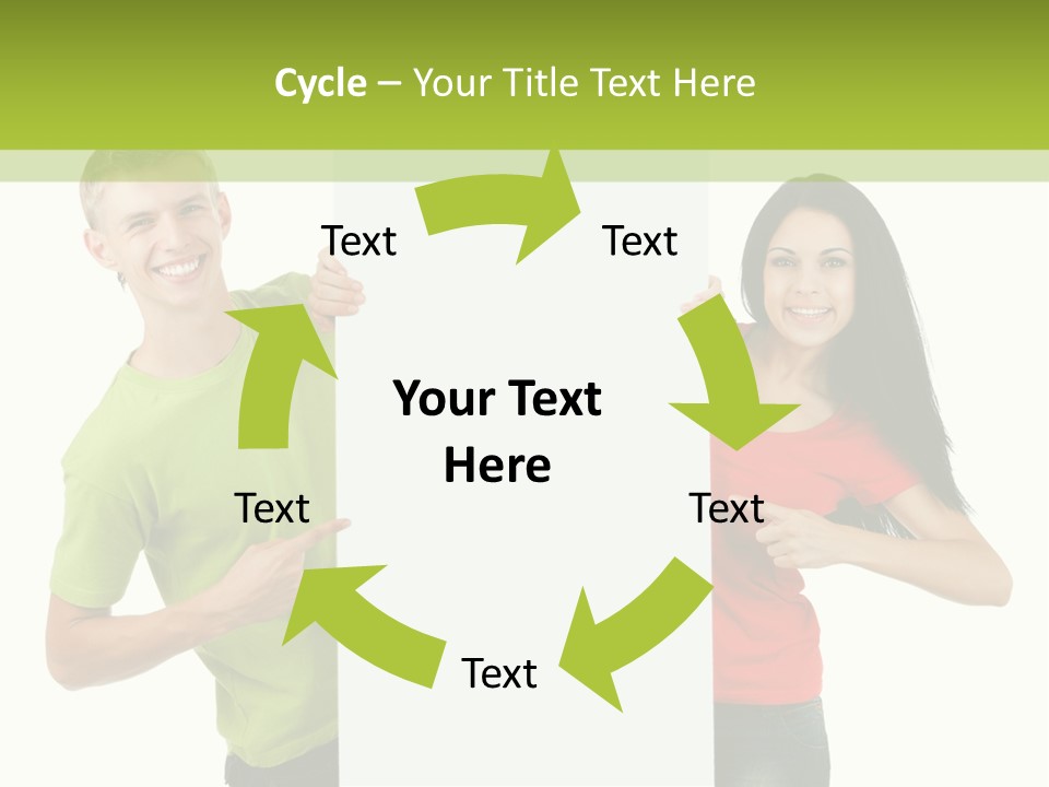 Excited Person Man PowerPoint Template