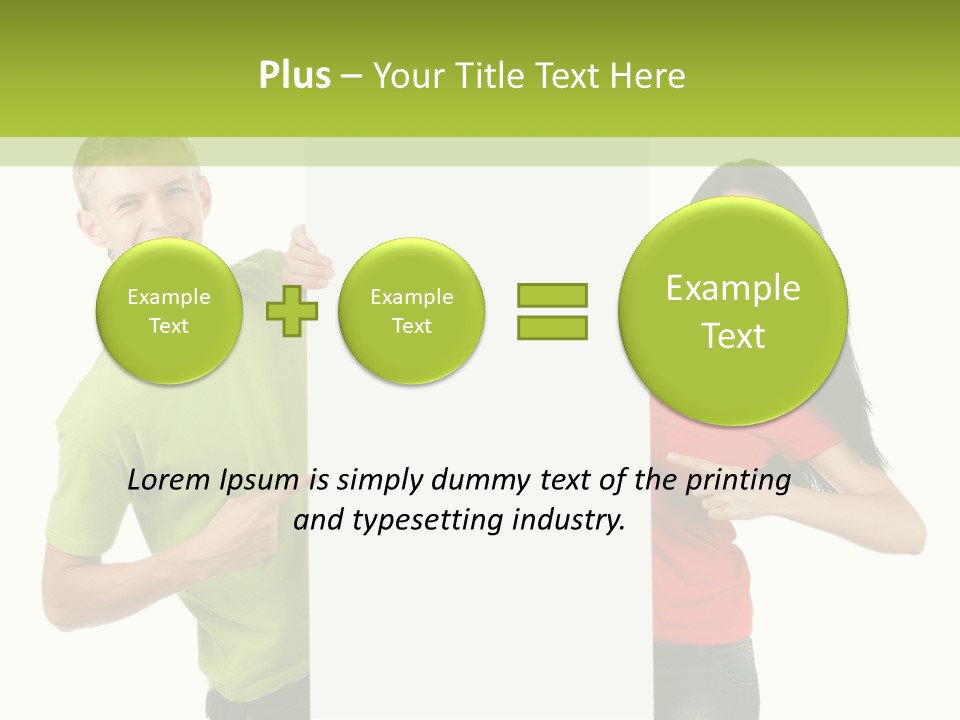 Excited Person Man PowerPoint Template