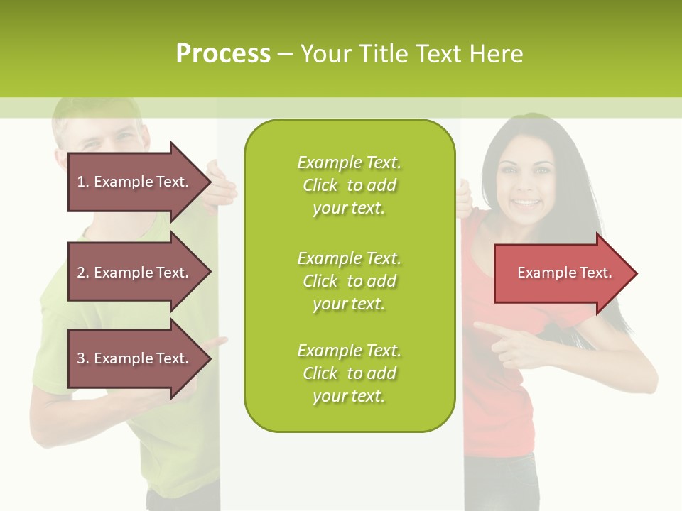 Excited Person Man PowerPoint Template