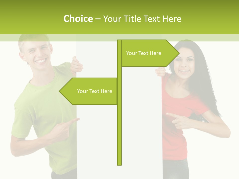 Excited Person Man PowerPoint Template