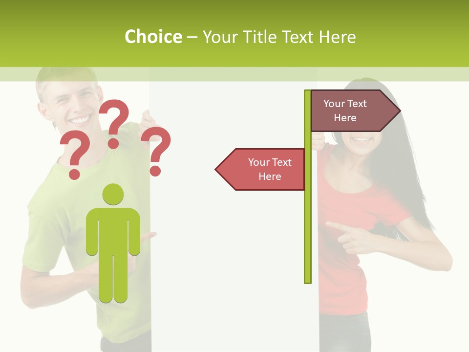Excited Person Man PowerPoint Template