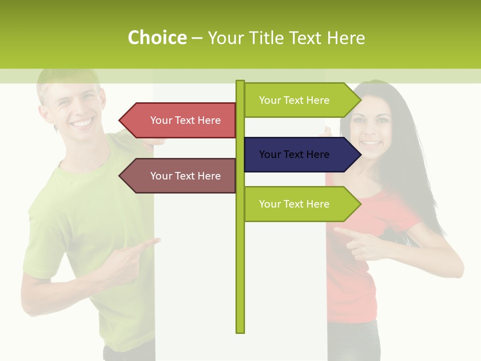 Excited Person Man PowerPoint Template