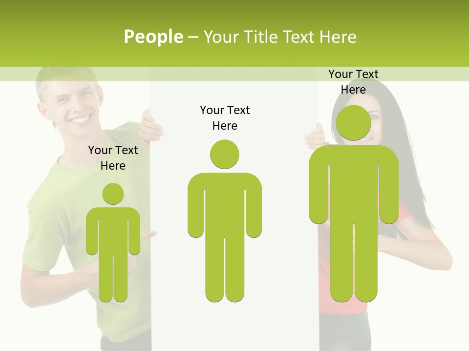 Excited Person Man PowerPoint Template
