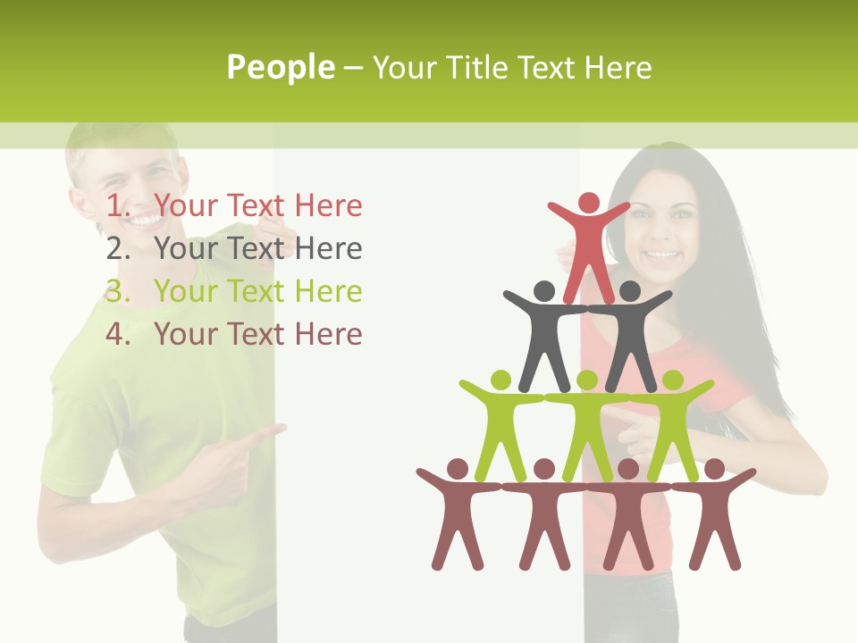 Excited Person Man PowerPoint Template