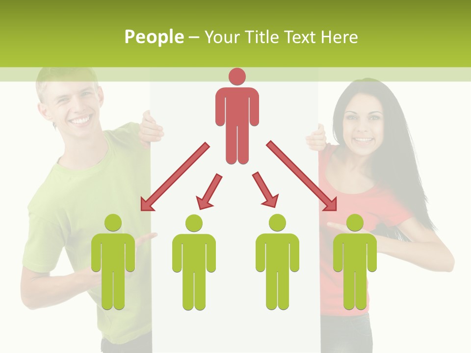 Excited Person Man PowerPoint Template